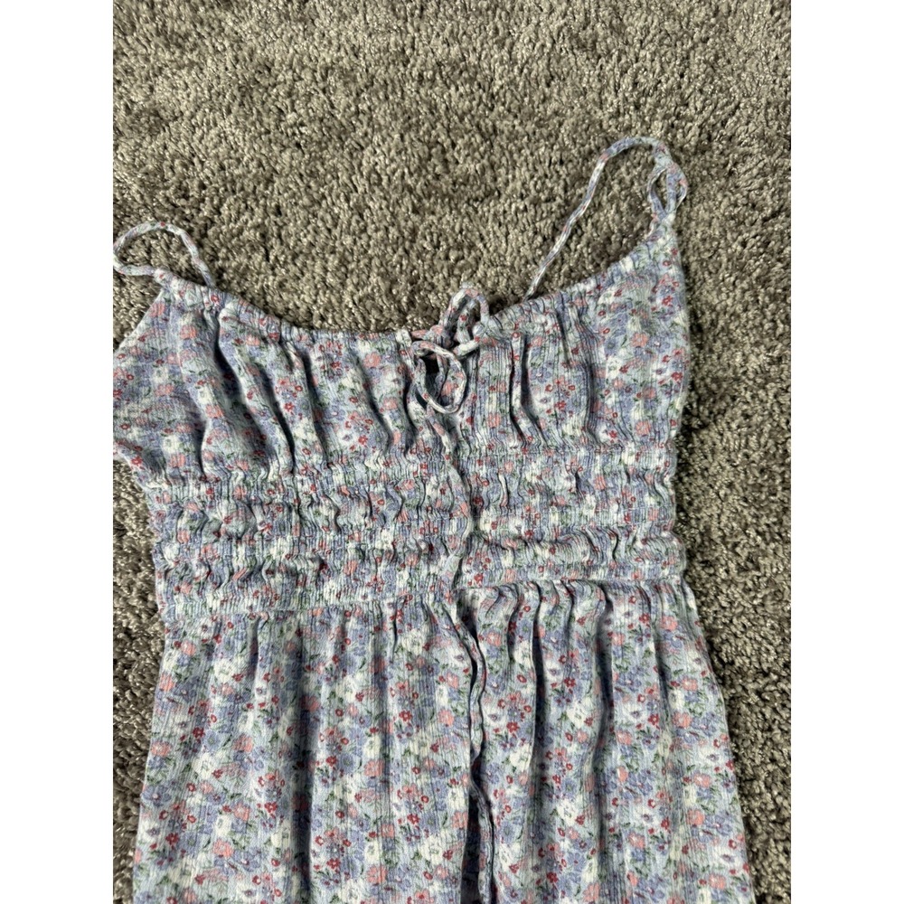 Aeropostale Ditsy Floral Keyhole Midi Dress with Side Slit, XS
